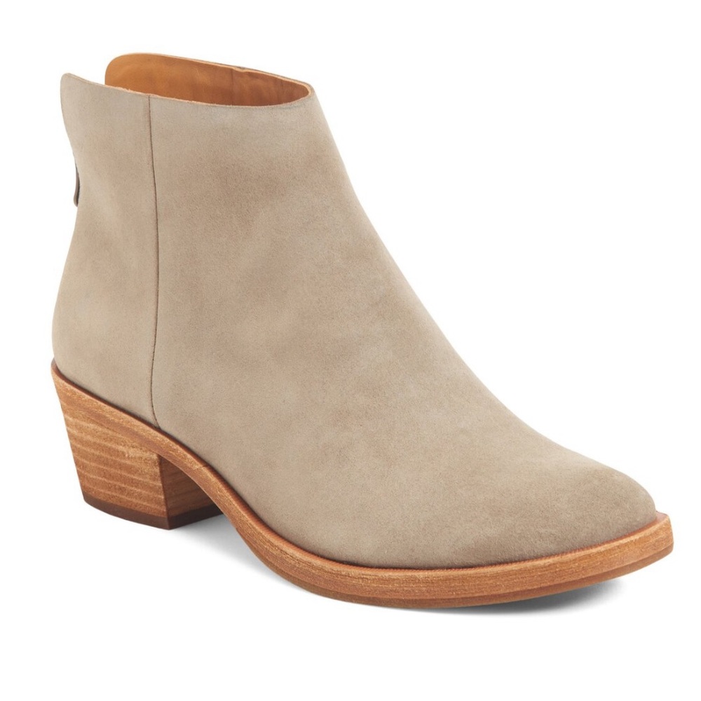 Kork-Ease Kecia Ankle Tan/Brown Suede Booties